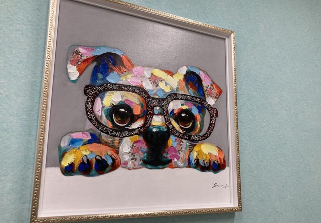 犬の絵画
